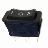 Выключатель одноклавишный 13x29мм, 15А, 3 положения, 250V