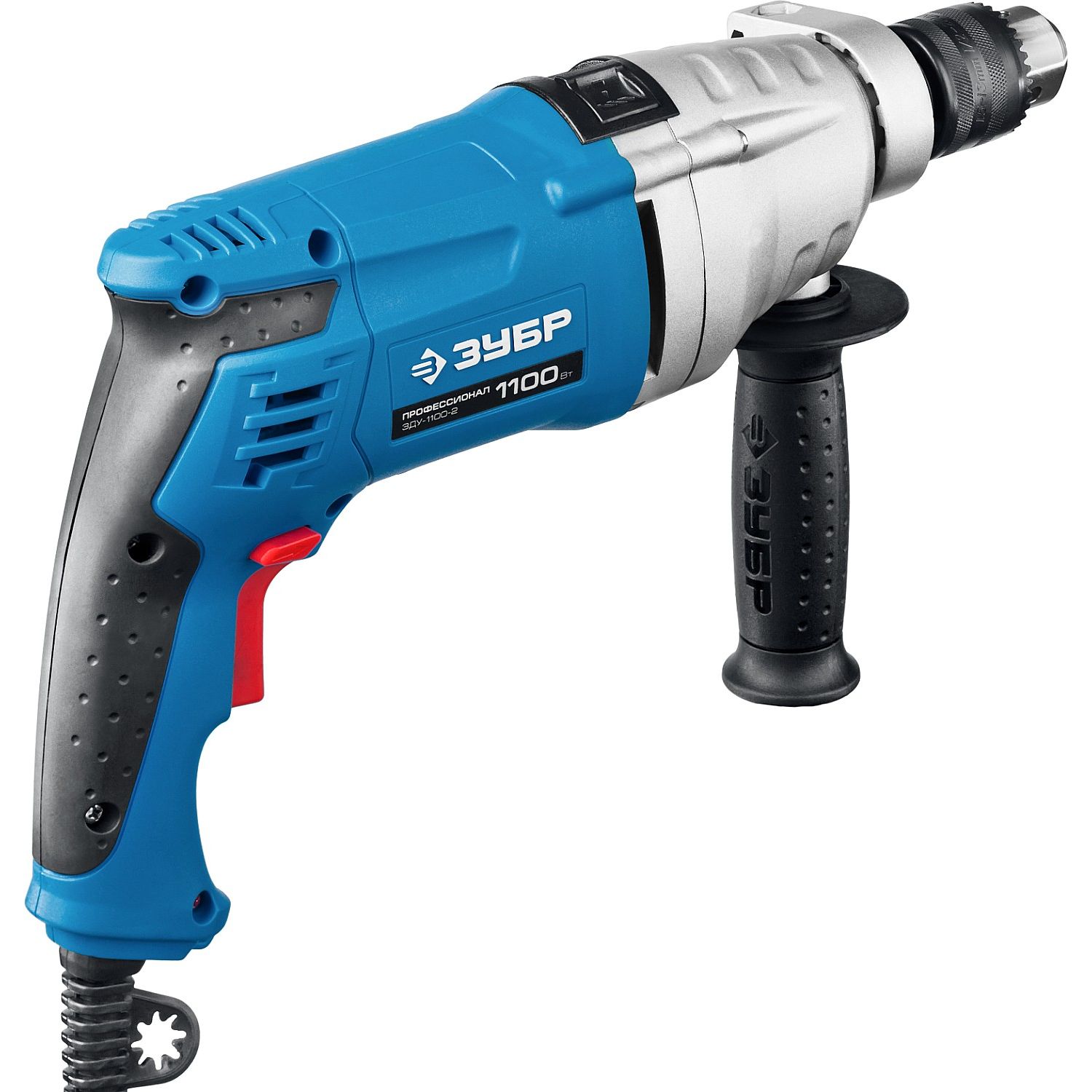 Дрель ударная двухскоростная + кейс ЗДУ-1100-2 ЭРМКМ2