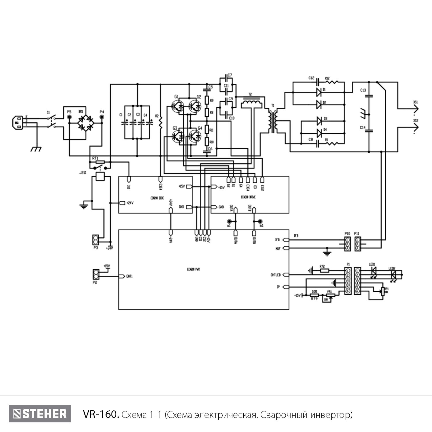 Сварочный инвертор, ММА VR-160
