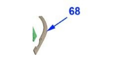 Нож фрезы левый