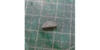 Шпонка полукруглая сегментная 3x10