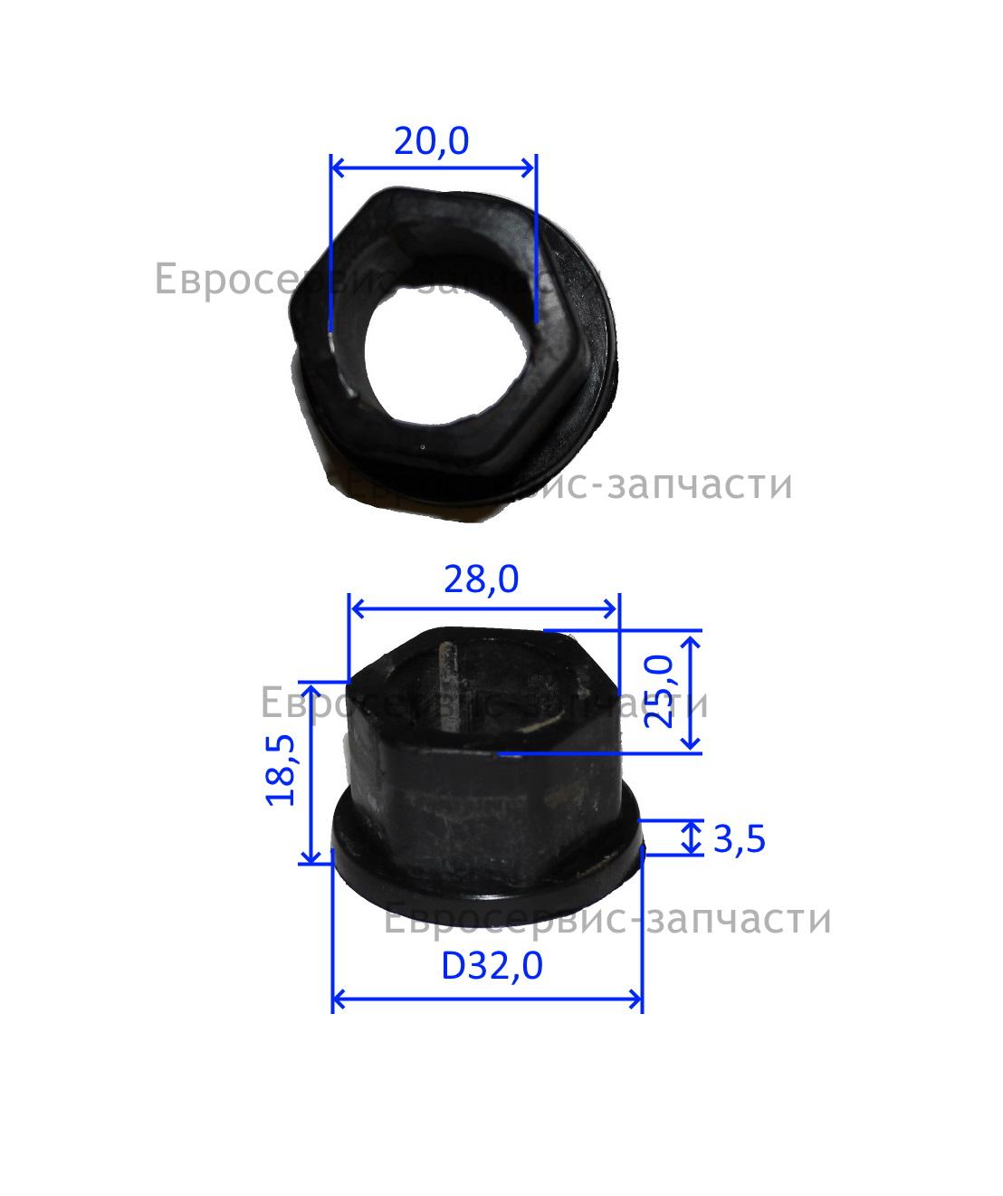 Втулка вала шнека опорная